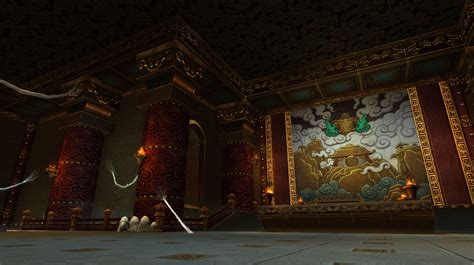 Guo lai halls  At Revered , there is a quest chain to find several artifacts of power, belonging to the "Thunder King," before the Mogu do